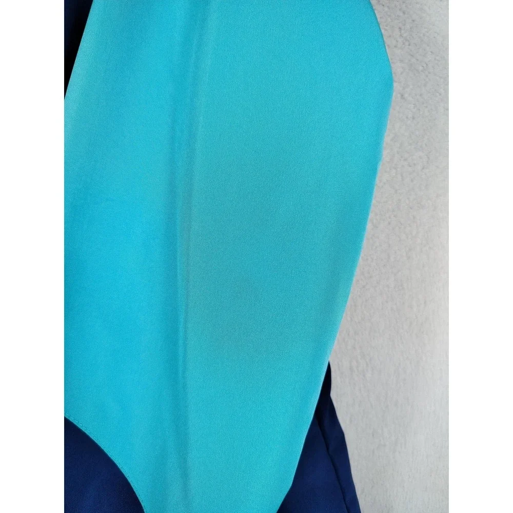 Magellan Outdoors Jacket Mens Small Blue Teal Hooded Fleece Lined Rain Coat